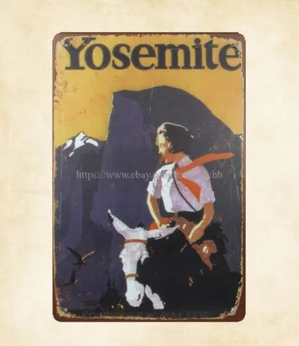 buy art posters Yosemite Southern Pacific metal tin sign