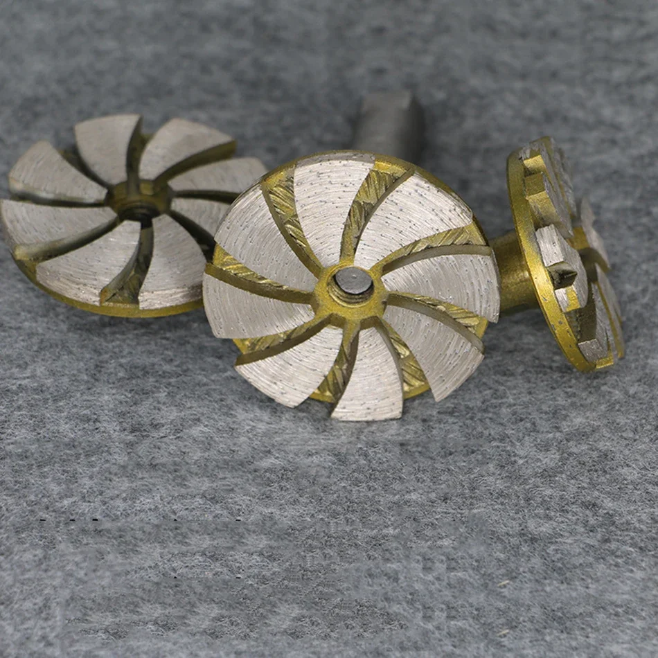 Mola diamantata Pulizia inferiore Ruota lucidante per ciottoli Vasi da fiori in pietra Pietra Ceramica Accessori per smerigliatrice Parte dello strumento