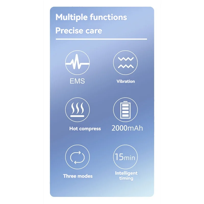 Wireless Ems Waist Massager Intelligent Timing Belt With Heat And Vibration Function Three-Mode Body Shaping Belt view 5