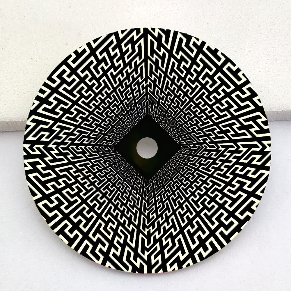 NH35 Dial 28.5mm Watch Parts Replacement Accessories Patterned Dial Suitable for NH35/NH36 Movement