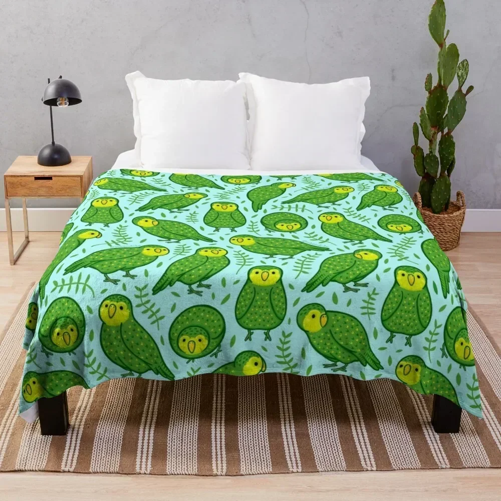 

Kakapo Throw Blanket Fluffy Cozy Throw Blanket for Home Decor