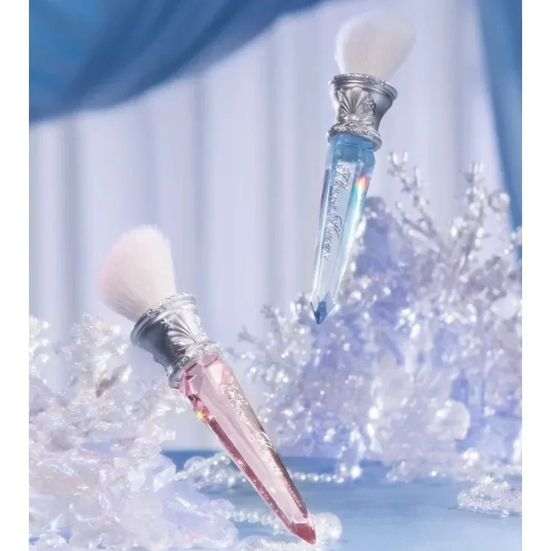 Flower Knows Shell Pearl  Series Blush Brush Wool Loose Powder Highlighter Brushes