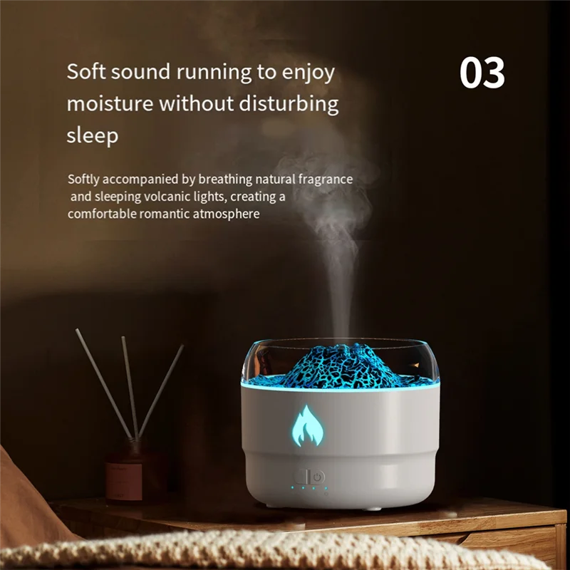 BAAG-Penyebar Minyak Esensial Pengharum Rumah dengan Pelembap Ultrasonik Pengatur Waktu 1H 2H 5H untuk Ruang Pembibitan SPA Pindah Rumah