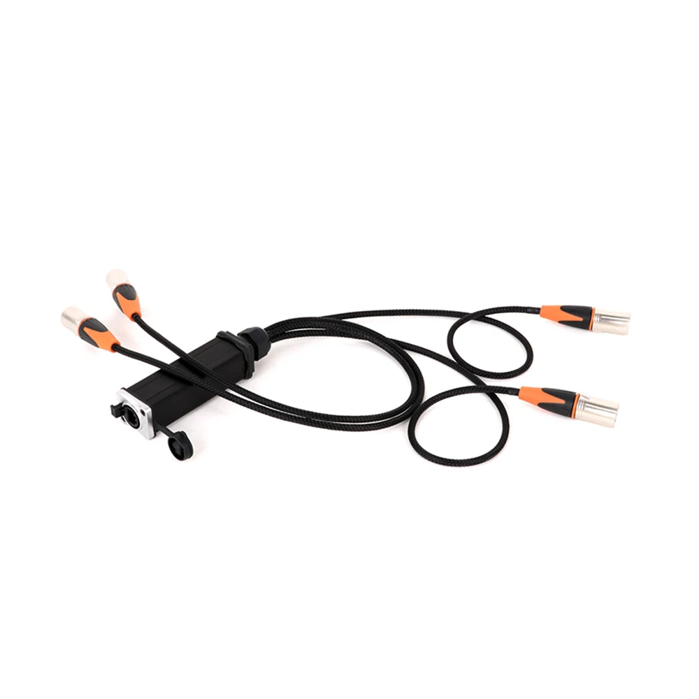 أنثى إلى XLR الصوت كابل مقاوم للماء ، DMX الخائن لكابل ثعبان ، تمديد شبكة CAT5 للمرحلة أو تسجيل الاستوديو ، RJ45