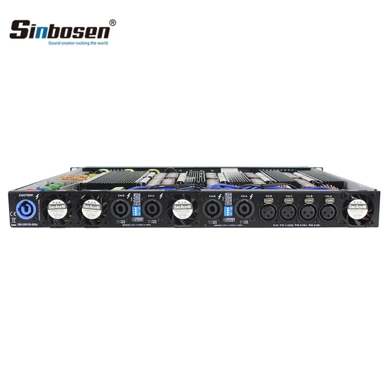 Studio Master Hi Power Audio Class D 1u Home Theater Receiver Power Amplifier