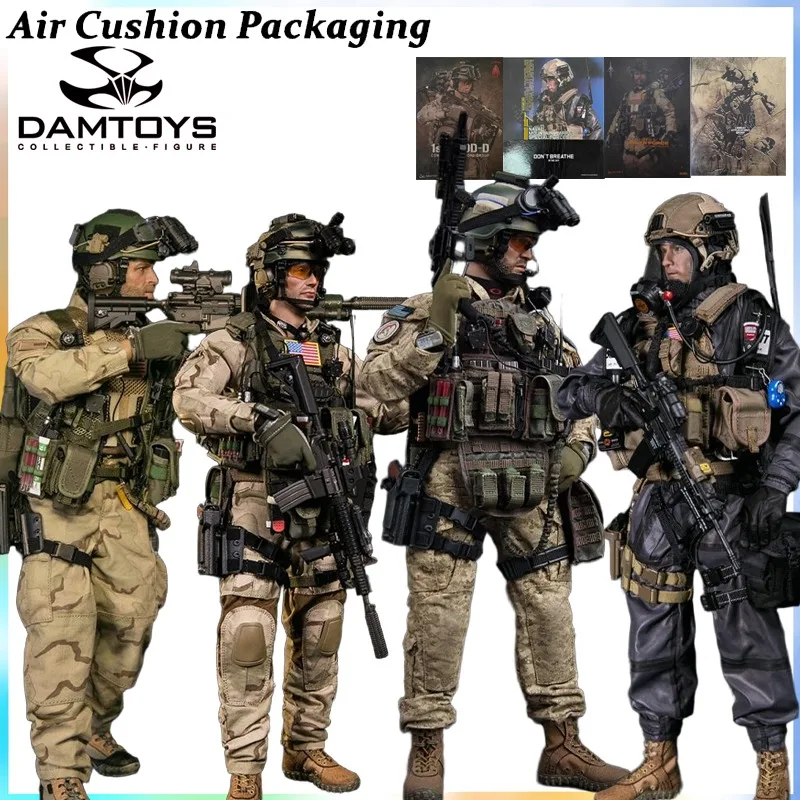 

Оригинальные фигурки DAMTOYS ELITE SERIES Delta Force 1ST SFOD-D Combat Applications Group C.A.G. (Группа боевых операций) — модели игрушек для горных и морских действий.