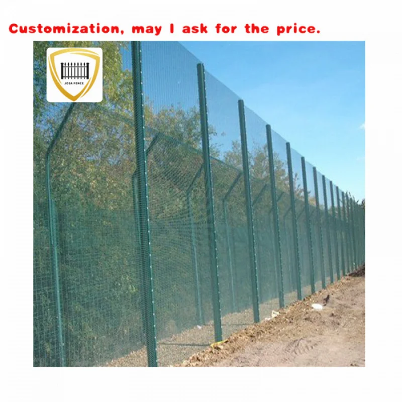 custom.High Security Powder Coated 358 Anti Climb Security Fence Airport / Prison on Sale Welded Wire Mesh Fence