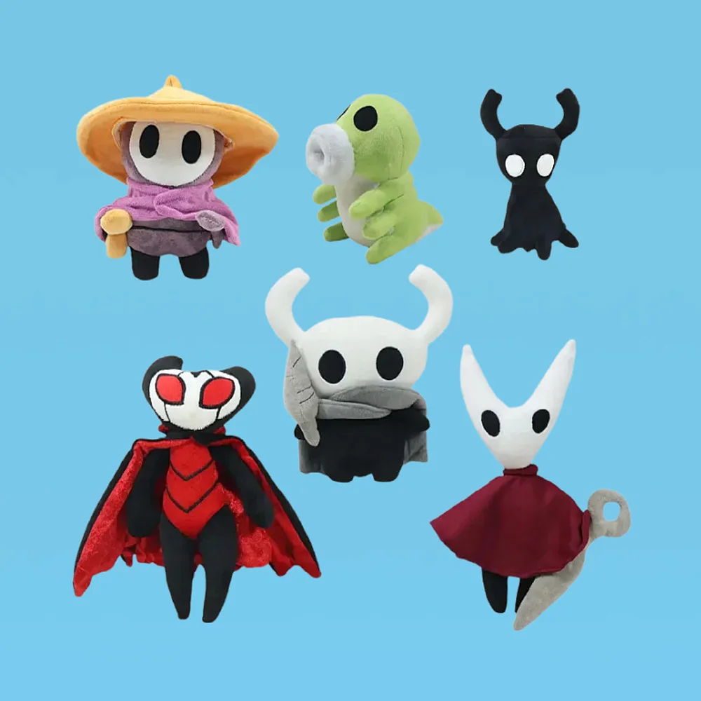 

Funny Lovely Anime Hollow Knight Action Figures Animation Movie Peripherals Plush Toys Cute Plushie Stuffed Doll Christmas Gift