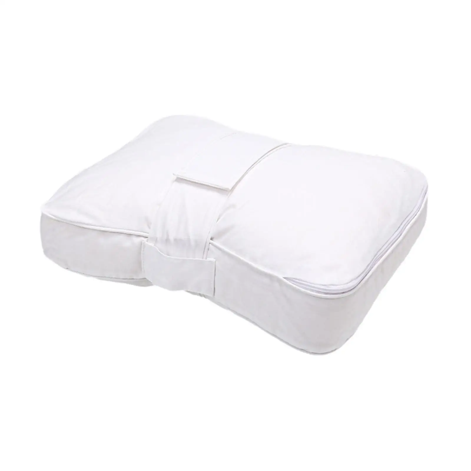 Soft Knee Pillow for Side Sleepers with Strap Memory Foam Leg Support Cushion for Bedroom Home Use