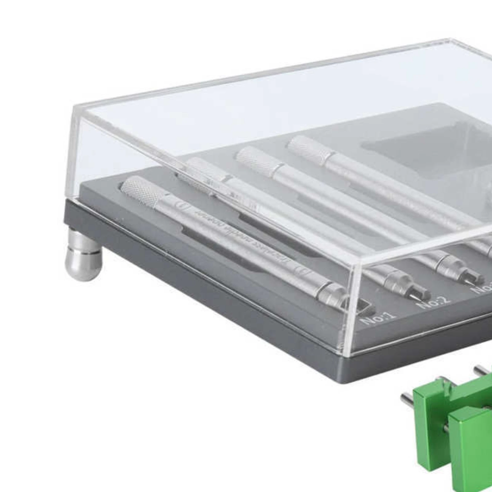 Mechanical Watch Hand Remover Adapter Pieces Watch Hand Remover Kit Storage Tray Compact and Portable