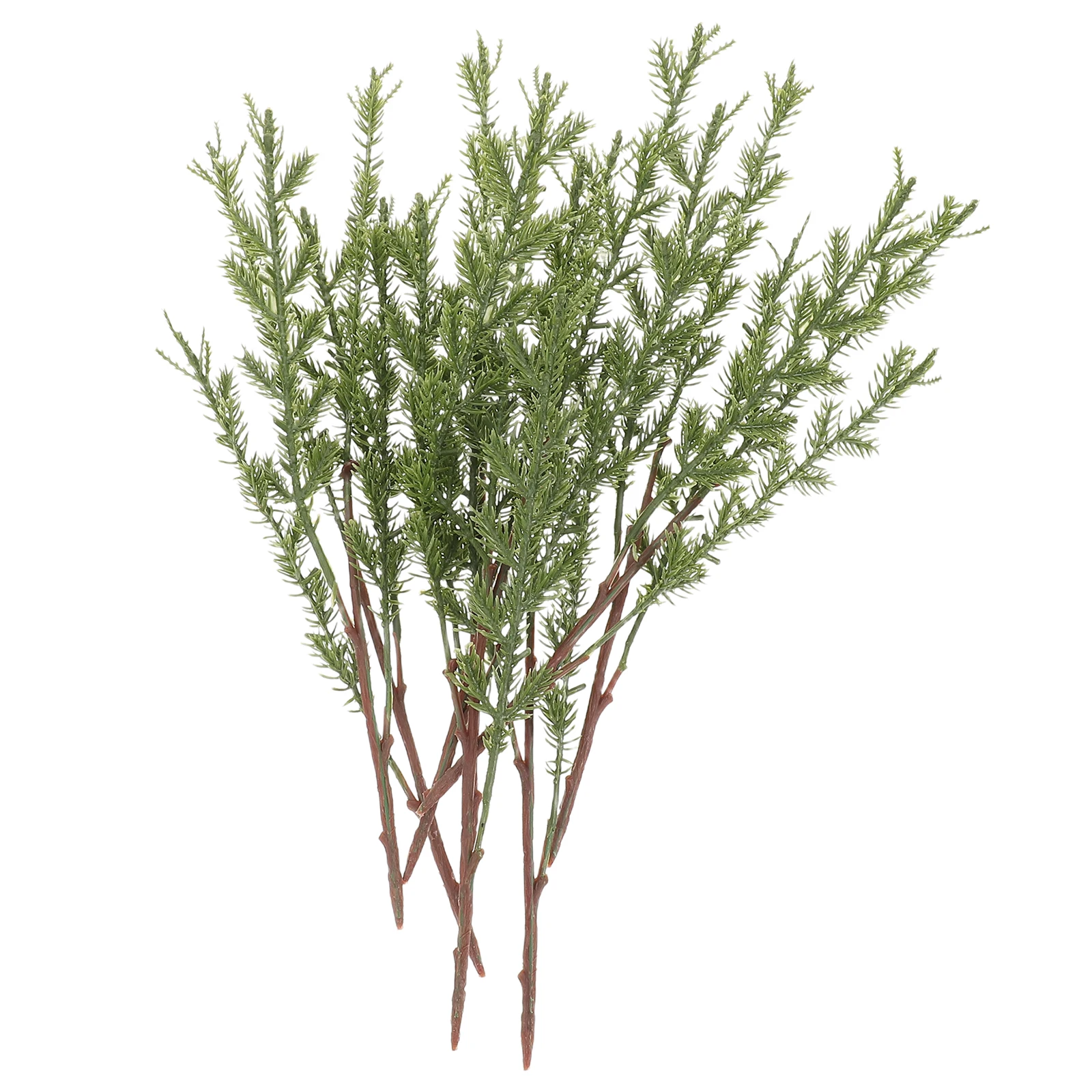 

8 PCS Christmas Garland Picks Greenery Accessories Artificial Pine Stems Decorative Plastic Needle