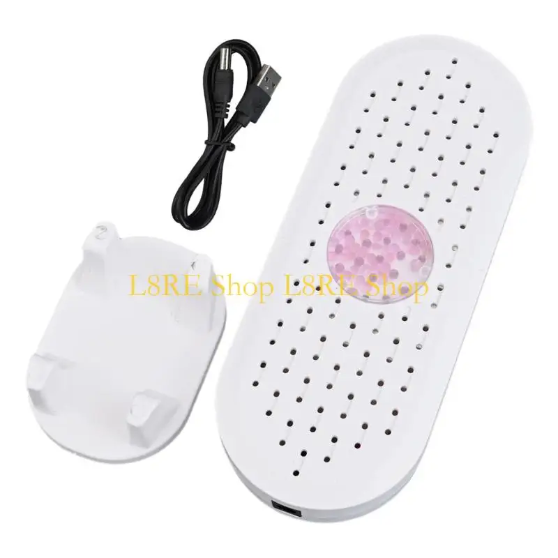 L8RE Small Humidity Absorber for Travel Camping with Heat Resistant ABS Case and Visual Saturation Display for Small Space