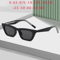 -0.5 -0.75 To -6 TR90 Anti-Glare Cat Eye Nearsighted Sunglasses With Diopters Outdoors UV400 Prescription Sun Glasses For Women