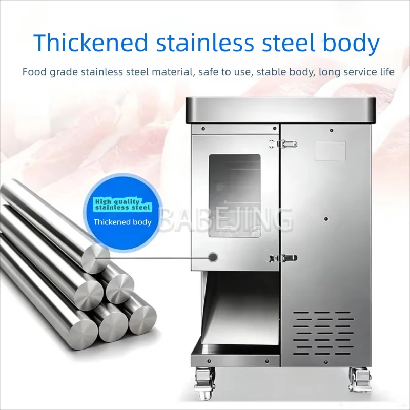 Multi Functional Electric Meat Cutter, Stainless Steel Automatic Beef Shredder, One-Time Molding