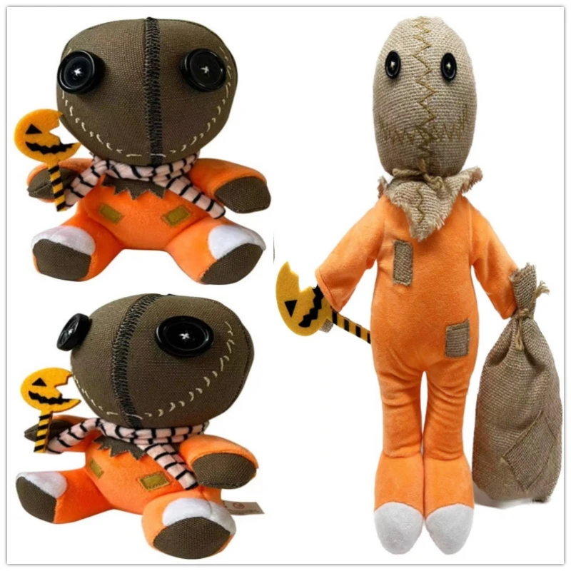 2026 New Trick R Treat Sam Plush Doll of Halloween The Great Autumn Spirit Figure Plush Toys Kid Birthday Gift Room Decor