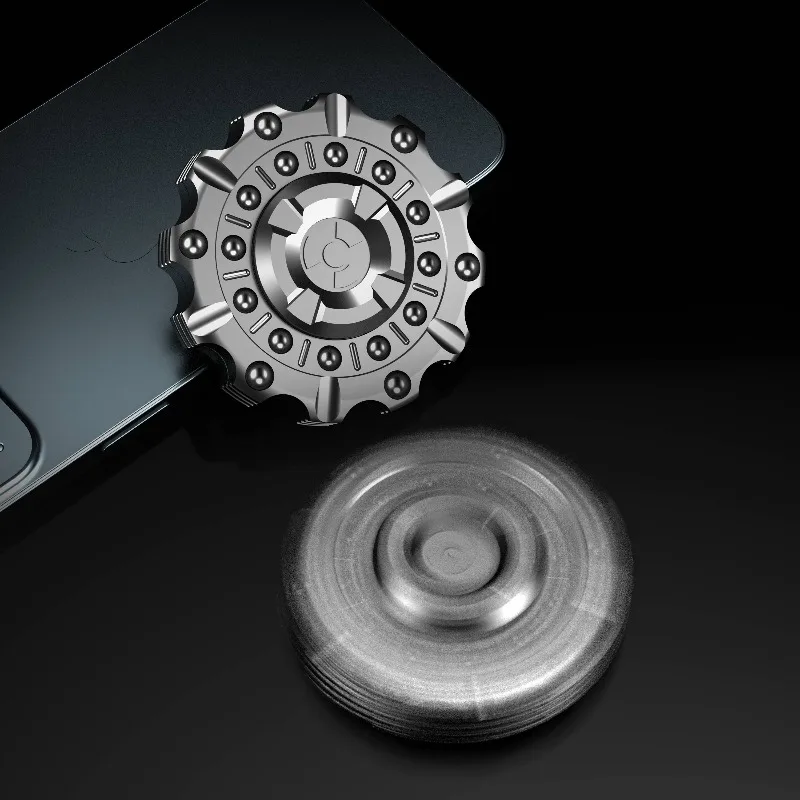 YHEDC Engrenagem Circular Mármores de Aço Inoxidável Fidget Giroscópio Descompressão Brinquedo de Mesa