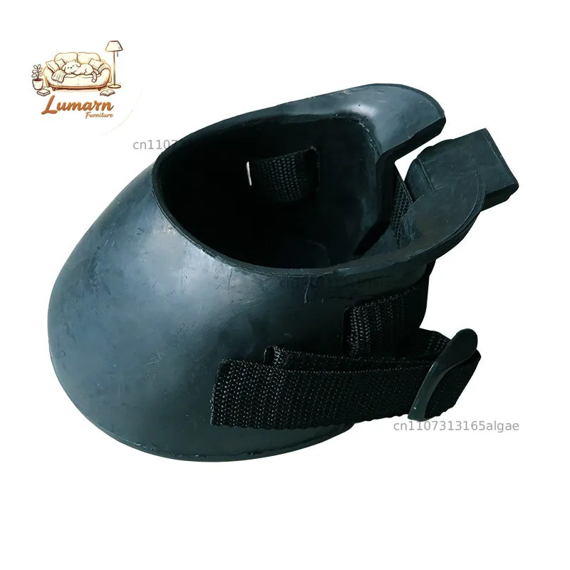 Rubber horseshoe shoes, horseshoe shoes, non-slip, protect the wound and avoid contact with dirty water and dirt, a pair of