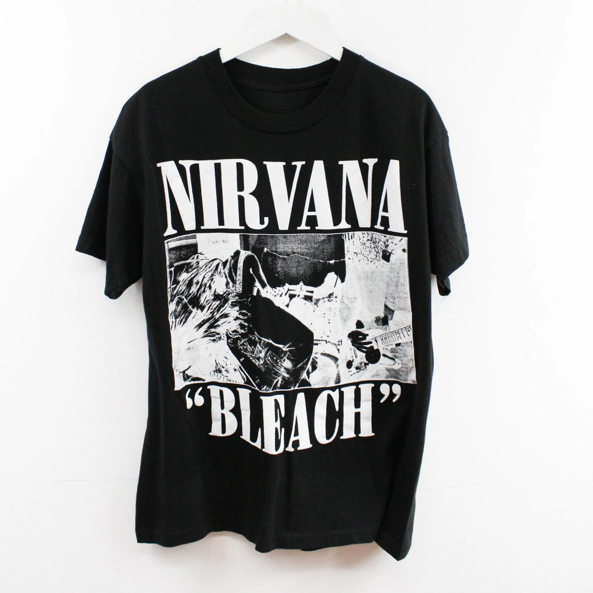 Art Nirvana Band Rock Kurt Cobain T-Shirt Cotton Graphic Tee Men Women Summer Streetwear view 3