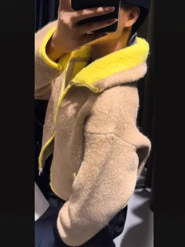 여성용 패션 대비색 니트 가디건 우아한 긴 소매 포켓 지퍼 스웨터 2026 봄 스트리트 레이디 시크 아우터웨어