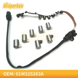 01M 01N 01M325283A Transmission shift solenoid valve kit and wiring harness For the 1999-2005 Volkswagen JETTA Beetle Golf