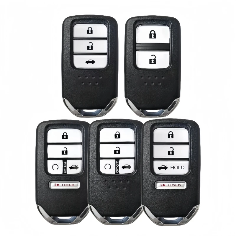 JsHonYu 72147-TVA-A11 CWTWB1G0090 433MHz 4A Chip Smart Remote Key Fob for Honda Accord 2018-2022 4 5 Buttons