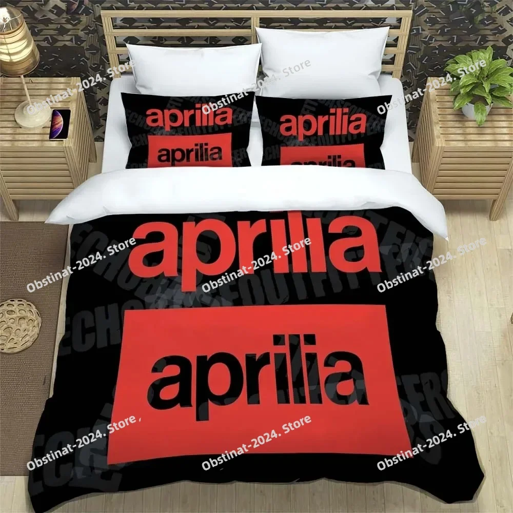 Motorcycle Fleet A-Aprilia Bedding Set Single Twin Full Queen King Size Bed Set Adult Kid Bedroom Duvet cover Set Home Textiles