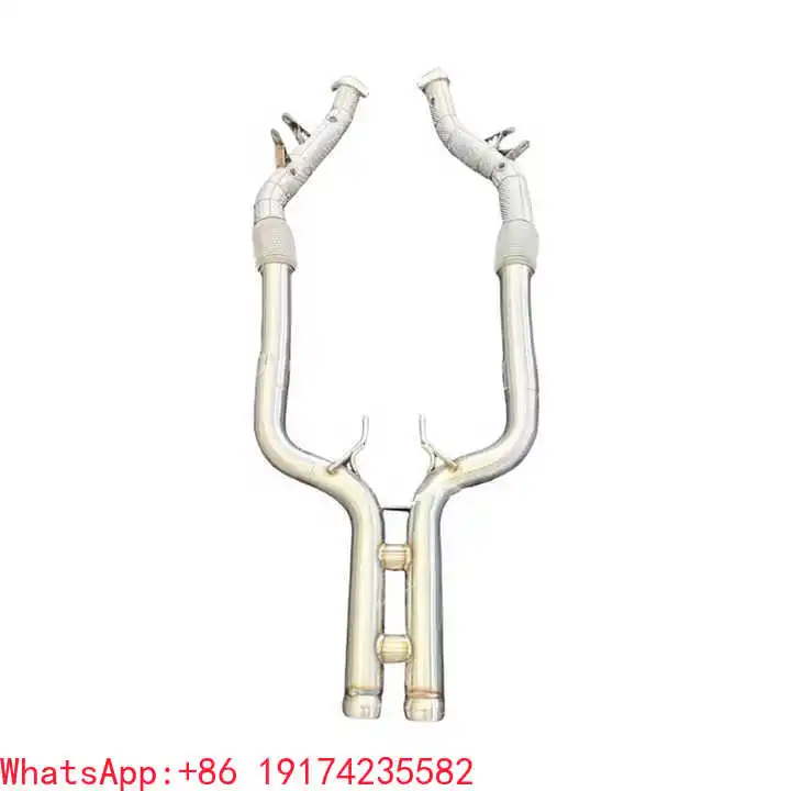 

304 Stainless Steel Exhaust Frontpipe for Mercedes W222 S500