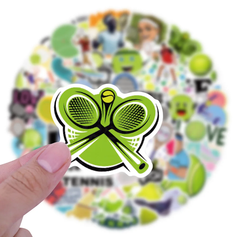 

10/55/110PCS Tennis Sports Cartoon Stickers Graffiti Decals Waterproof Aesthetic DIY Skateboard Bike Suitcase Freezer Laptop
