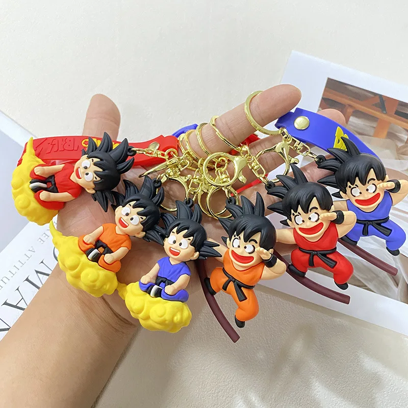 

Anime Cartoon Dragon Ball Somersault Cloud Sun Wukong Keychain Cartoon Toy Student School Bag Pendant Birthday Gift for Friends