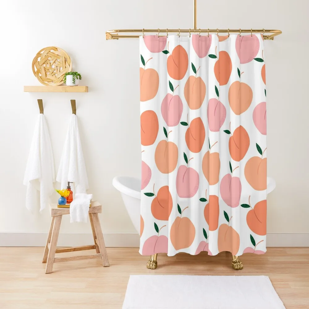

Peach Shower Curtain Modern Bathroom Accessories Shower Bath Bathroom Accessory Bathroom Showers Curtain