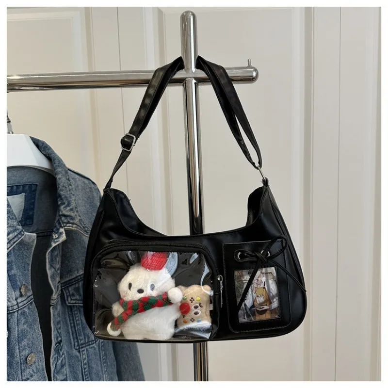 Homefish Y2K Harajuku Transparent Ita Bag Women Korean Style Crossbody Shoulder Bag School Handbag