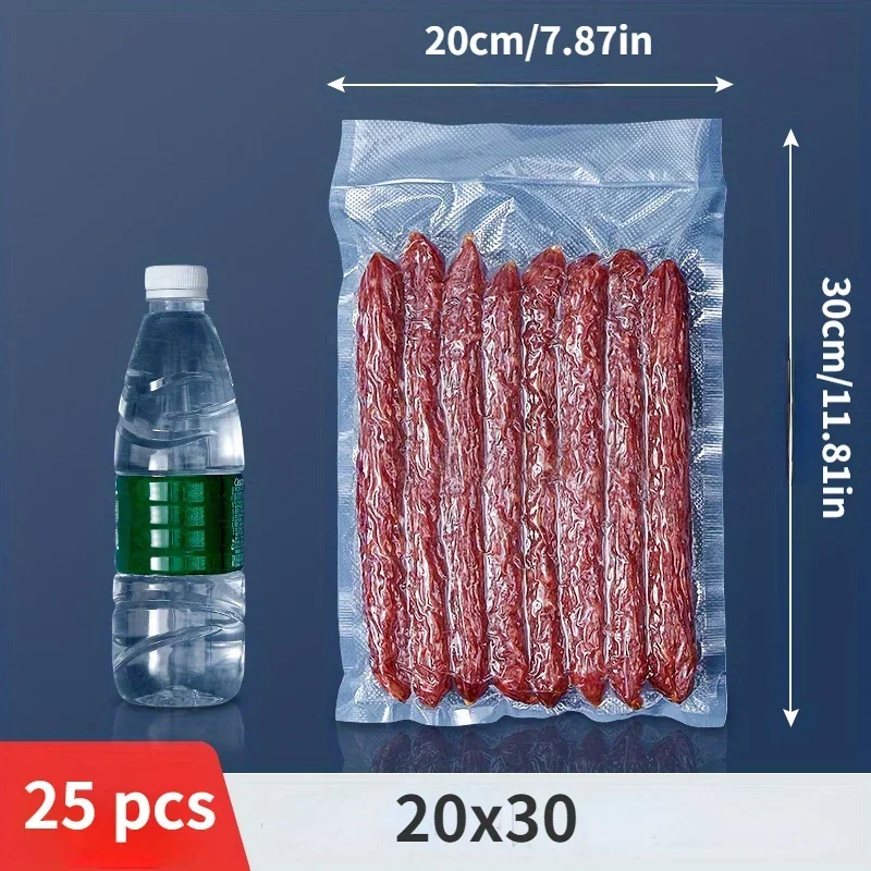 Vacuum Bags For Food 25pcs/Lot Vacuum Packaging Bags For Vacuum Sealer Machine Food Vacuum Packed Sealing Storage Bags