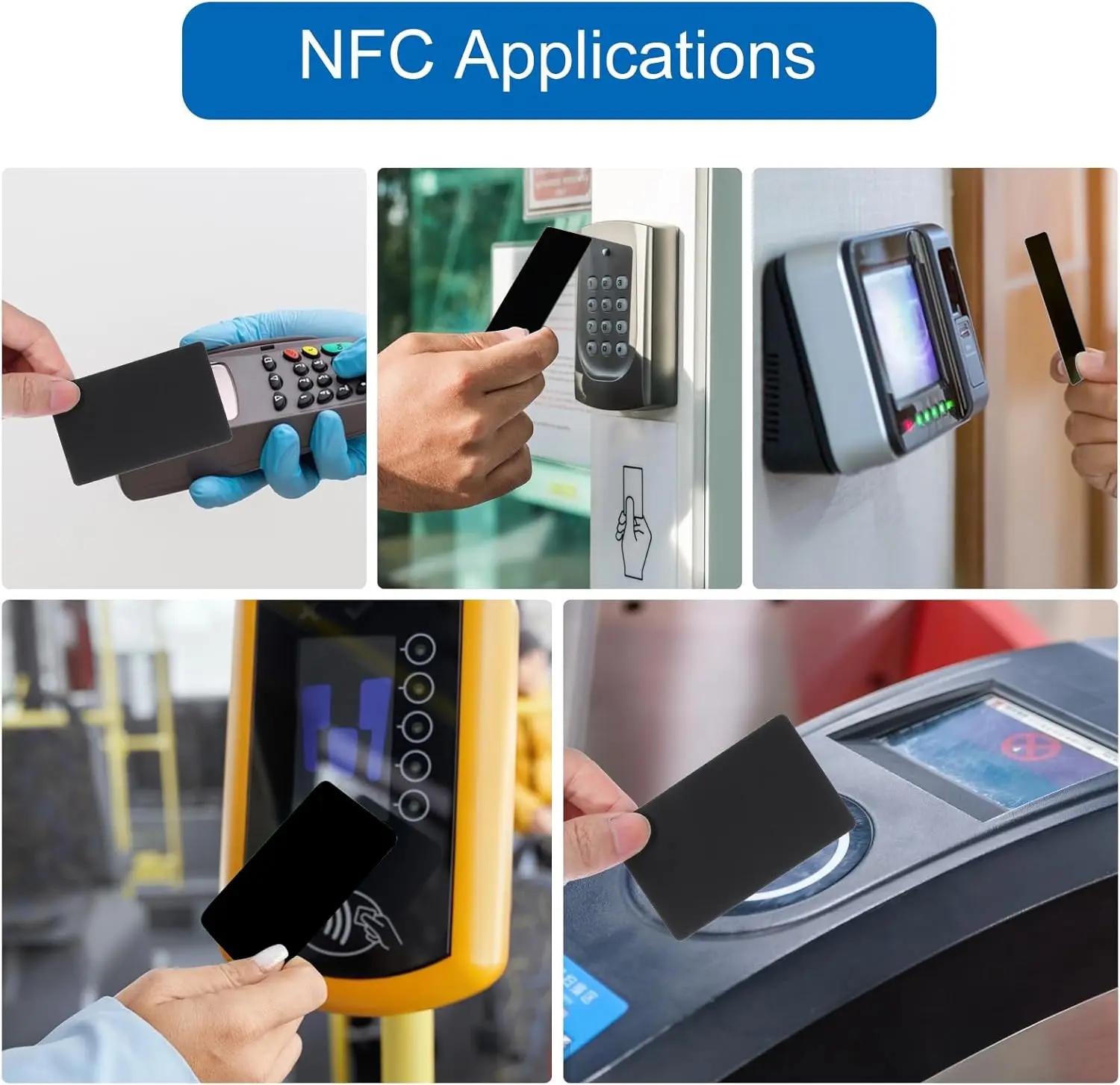 20 個 NFC カード書き換え可能な NT PVC カードブランク簡単便利なプログラマブル NFC 名刺チップ 504 バイトメモリ