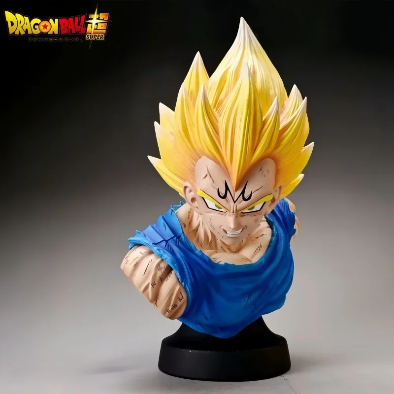 

37cm Anime Vegeta Iv Dragon Ball Figurine Gk Bust Super Saiyan Vegeta Action Figures Pvc Model Collection Toy Birthday Gift