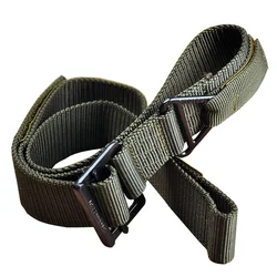 New Tactical Belt Magnetic Buckle Quick Release Elastic Belt Casual Nylon Tooling Training Belt Men's Trousers Belt