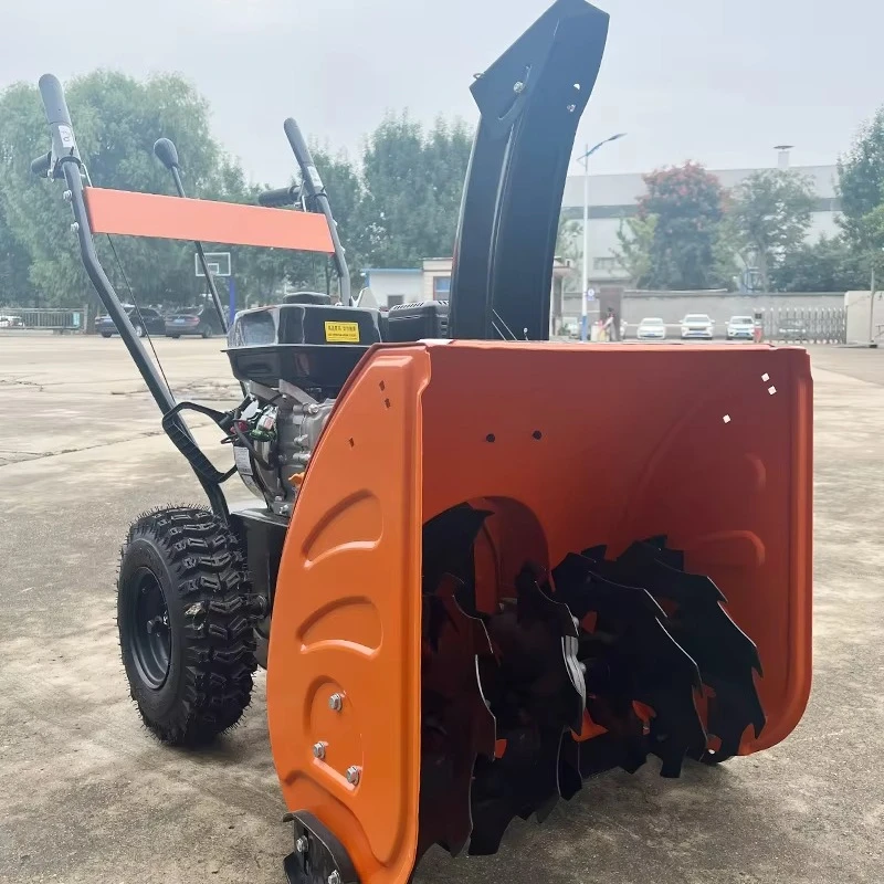 เครื่องไถหิมะเชิงพาณิชย์ลดราคาพิเศษ พร้อมระบบไฟหน้า LED และรีโมทคอนโทรลไร้สายสำหรับการทำงานกลางคืน