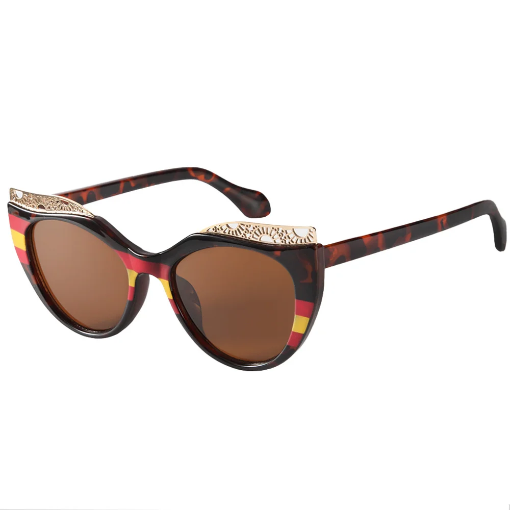 

Cat Eye Women's Sunglasses Luxury Sun Glasses Men Fashion Brand Eyeglasses Female UV400 Leopard Frame Shades Trendy Eyewear