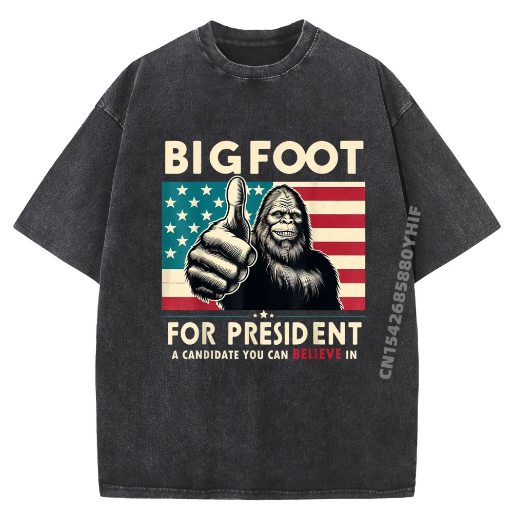 الكلاسيكية المطبوعة تيز التصويت بيغ فوت للرئيس أحدث امرأة الجرافيك تي شيرت المرأة بلايز تيز ريترو غسلها تي شيرت #1