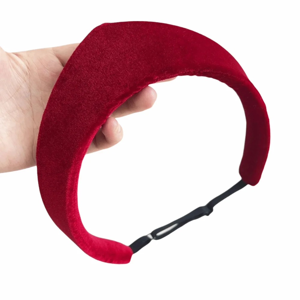 

Elegant Velvet Crown Headband Unique Soft Fabric Smooth Texture Headwear Multiple Colors Retro Style European Hairband
