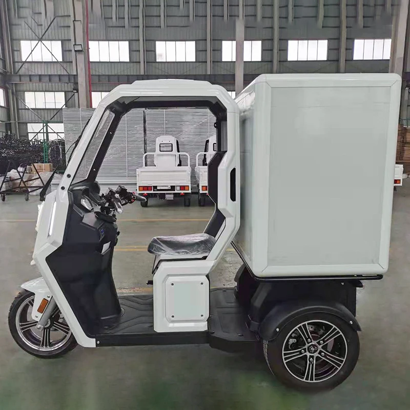 Made in China 2000w 72v 25ah Tricycle Three Wheels Tricycle 3 Wheels Motorcycles With Seal Cargo Box