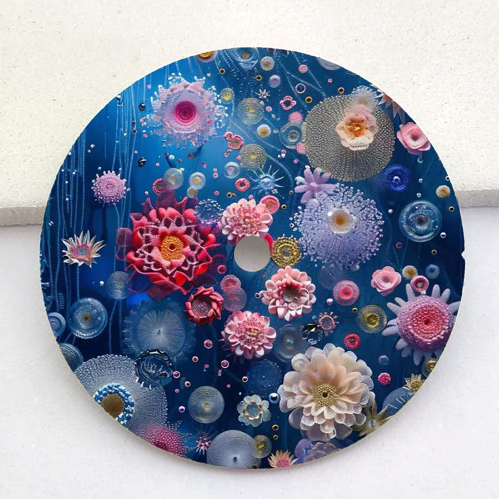 28.5mm Dial NH35 Dial Rainbow Flower Dial Silk Screen Dial Watch Parts Replacement Accessories NH35 Watch Dial