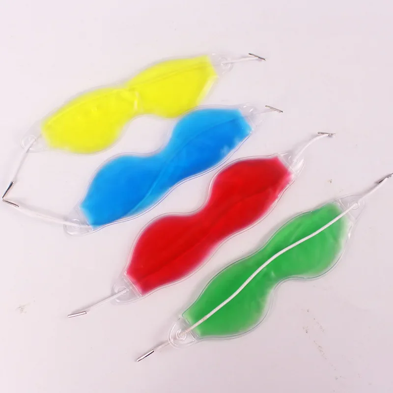 قناع عين جل تبريد متعدد الألوان قابل لإعادة الاستخدام - تحديث درجة الحرارة تحت العين لتخفيف النوم والانتفاخ