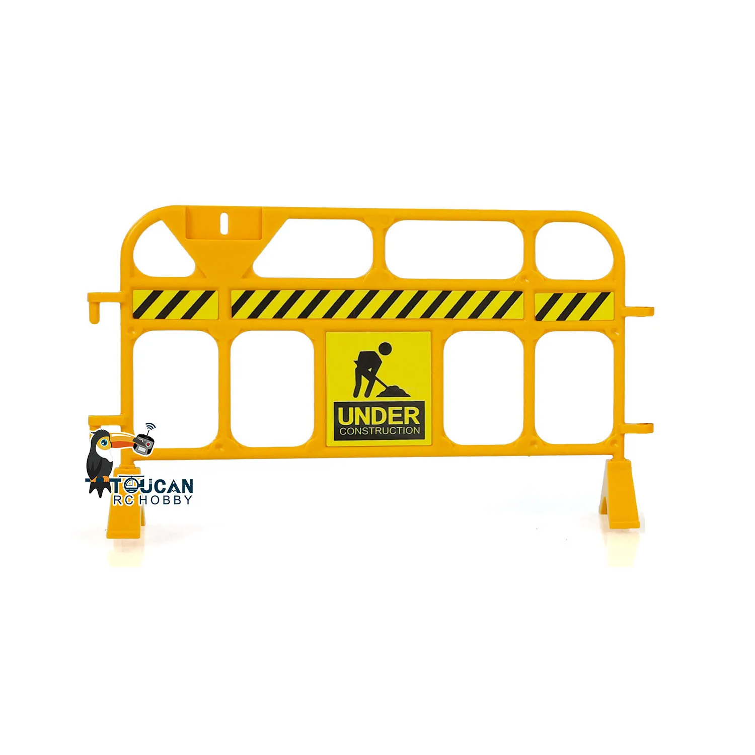 Decorative Traffic Signs Barriers Guardrails Model for 1/14 1/16 RC Construction Vehicle Simulation Scenario Parts Toys TH23074