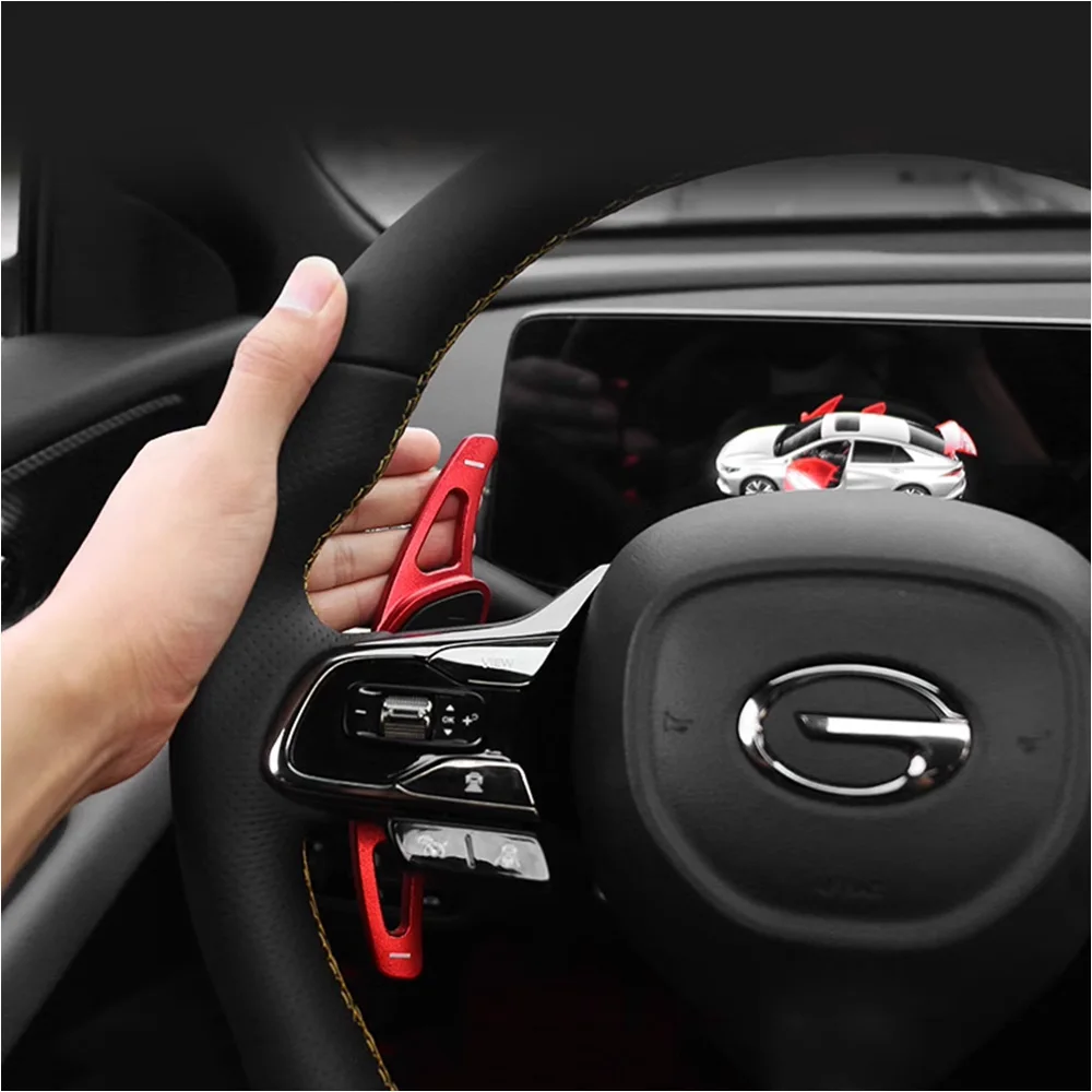 Car Steering Wheel Shifter Paddle  Styling Interior Decoration Accessories Zinc alloy For GAC Empow 2021 2022 2023 2024