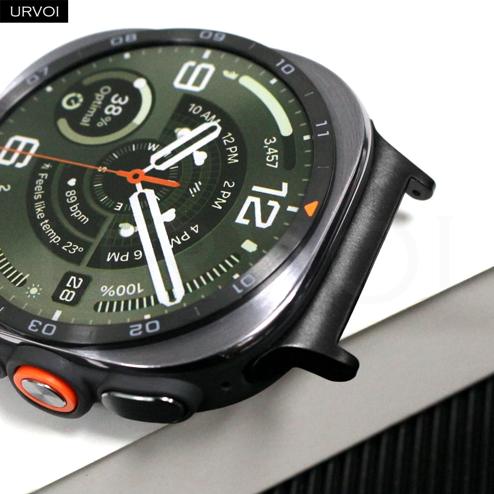 URVOI Stainless Steel Adapters for Galaxy Watch Ultra 2/1 (2025) Watch 9 8 Classic Quick Release Metal Strap Connection Switch