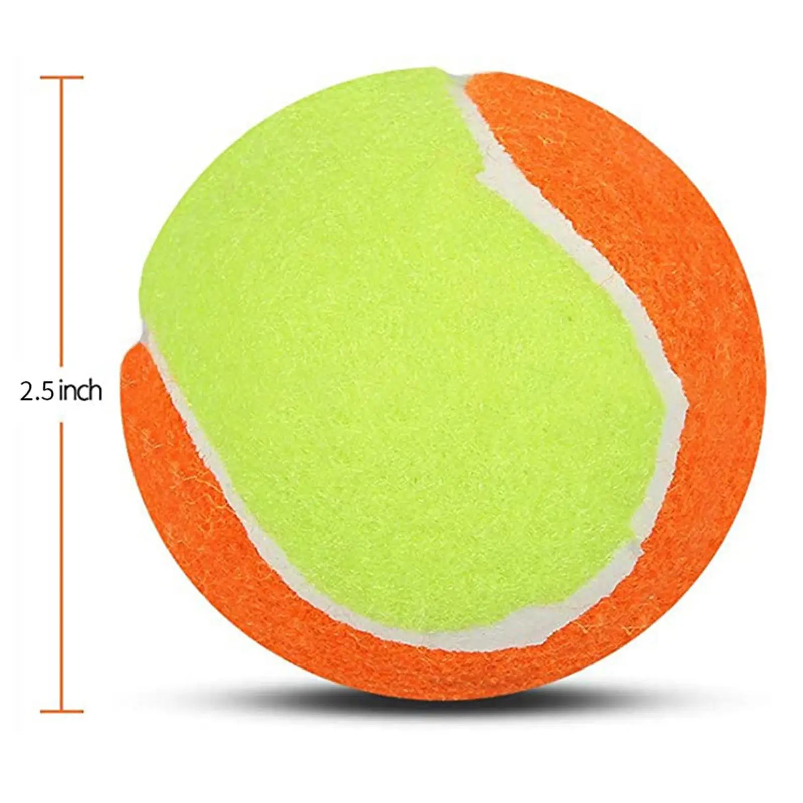 Kids Starter Tennis Balls with Rubber Racket for Beach Training Practice Equipment for Youth Beginners