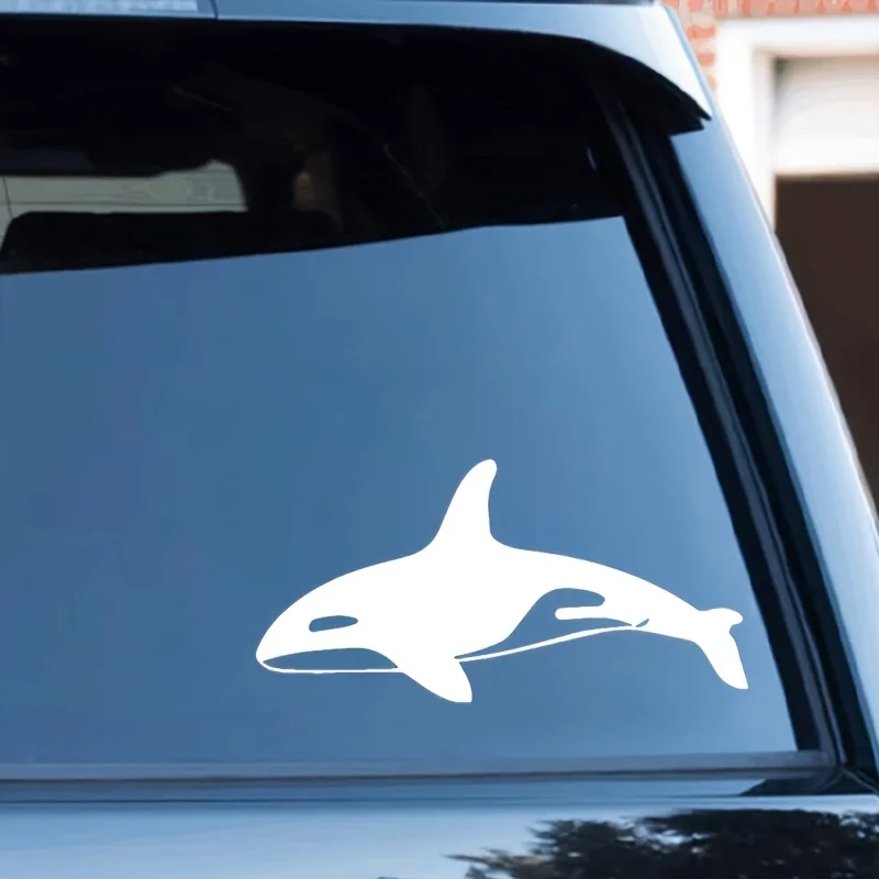 1pc whale Orca Stickers Carbon Sticker  Auto Sticker For Car Window Decor Vinyl Decal Sticker Car Motorcycle Car Styling