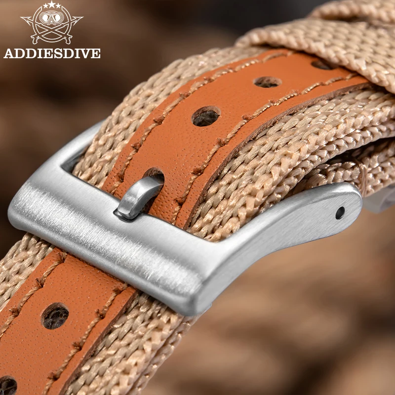 Addiesdive 36 مللي متر ساعة رجالية 20Bar مقاوم للماء 36 مللي متر فقاعة مرآة الزجاج Reloj Hombre C3 سوبر مضيئة ساعات آلية أوتوماتيكية #5