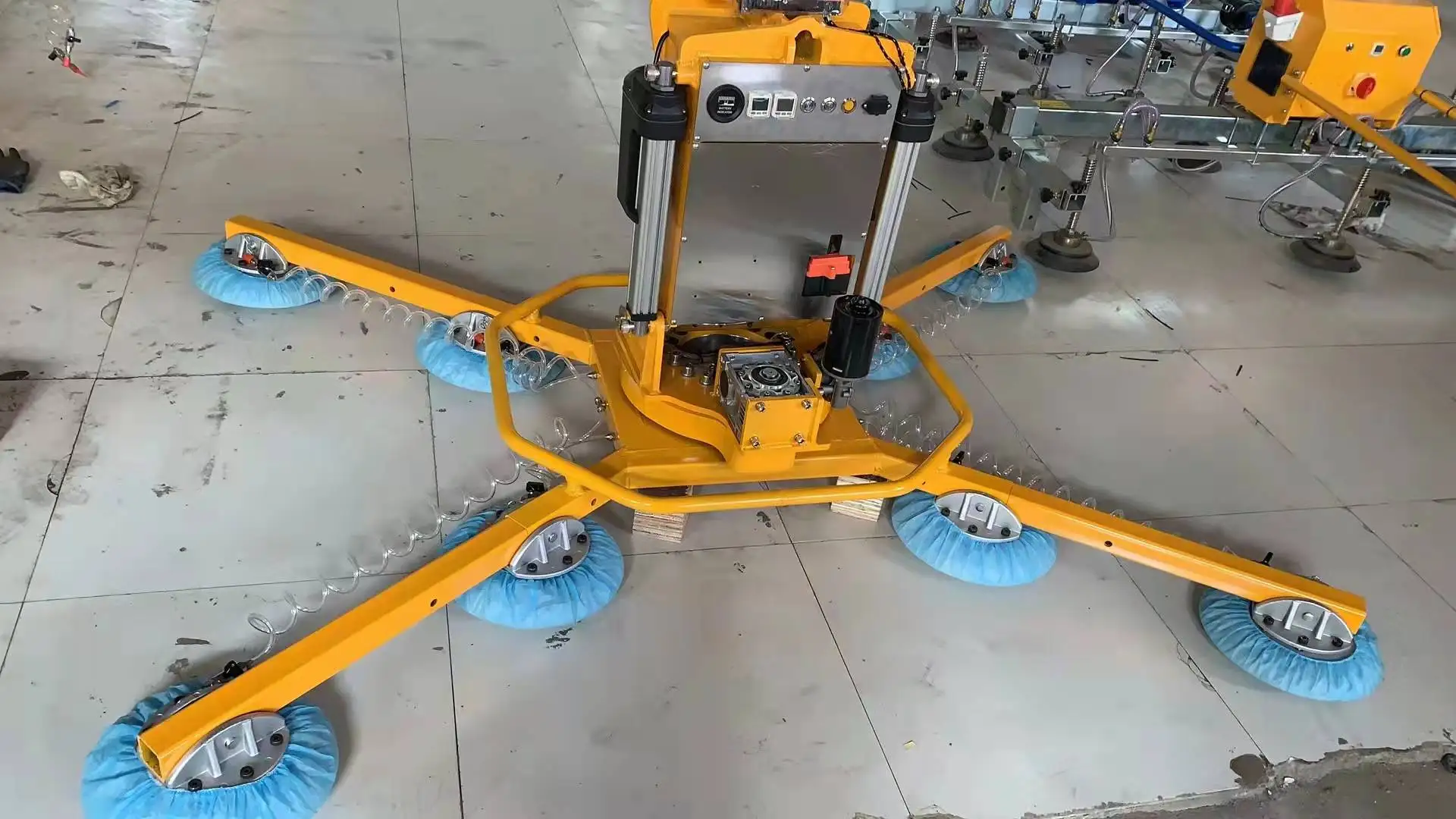Electric Glass Vacuum Lifter Automatic Pressure Monitoring