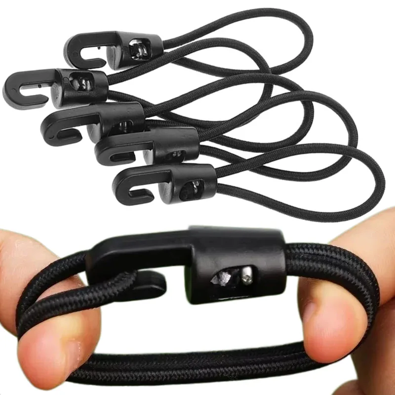 Multifunctional Elastic Bungee Ropes with Hook for Camping Luggage Bikes Cars Cord Fixed Ties High Elasticity Expander Rope Tool